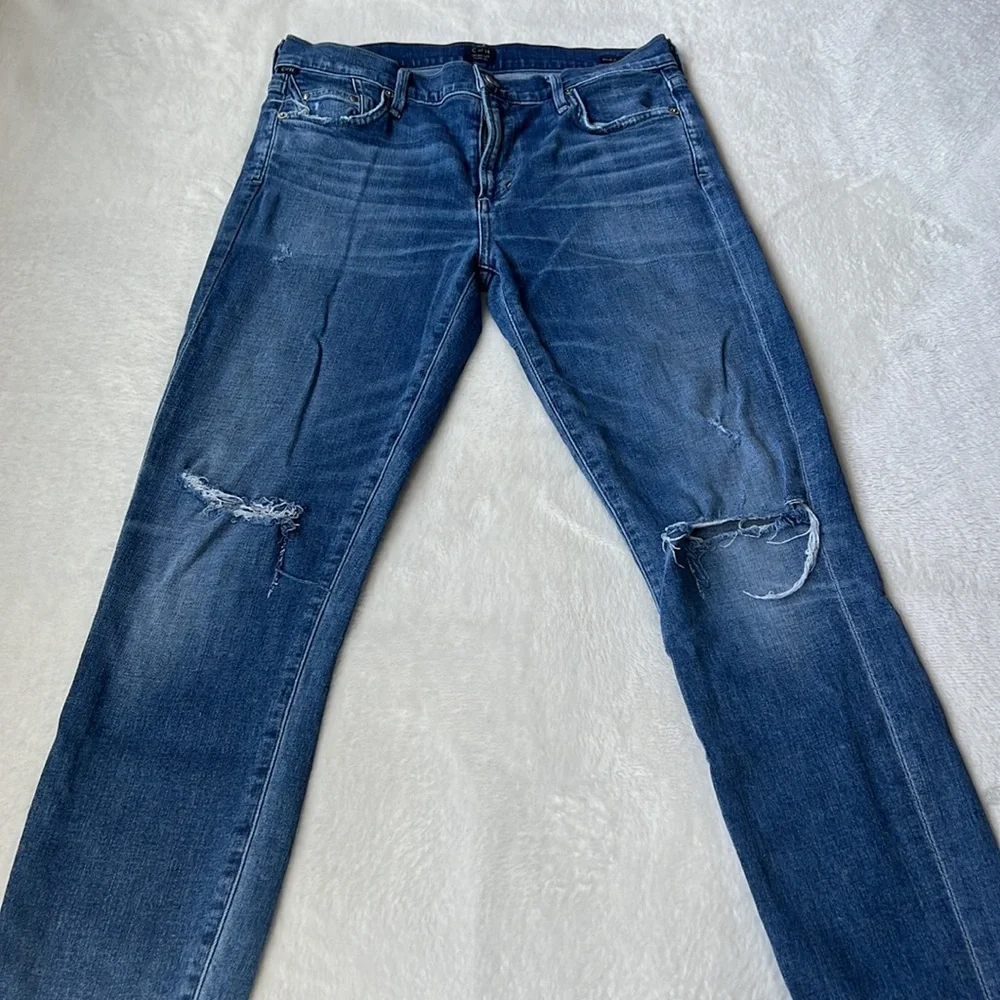Citizens of Humanity distressed Rocket high rise skinny jeans